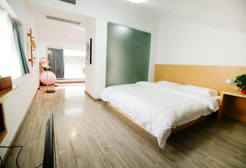Deluxe-huone King-vuode, Guihua Road 106th Hostel