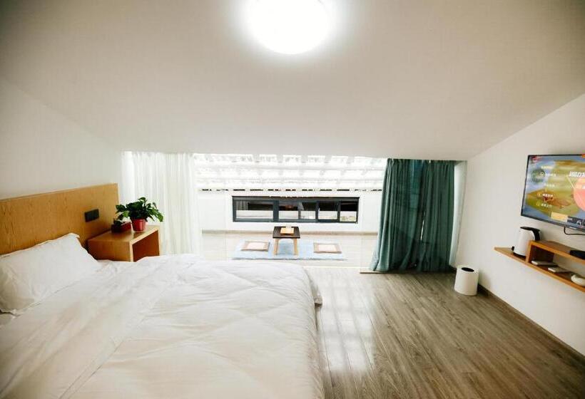 غرفة ديلوكس سرير كينج, Guihua Road 106th Hostel