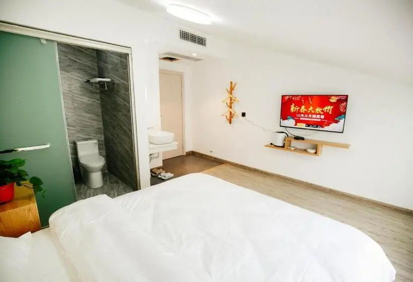 Deluxe-huone King-vuode, Guihua Road 106th Hostel