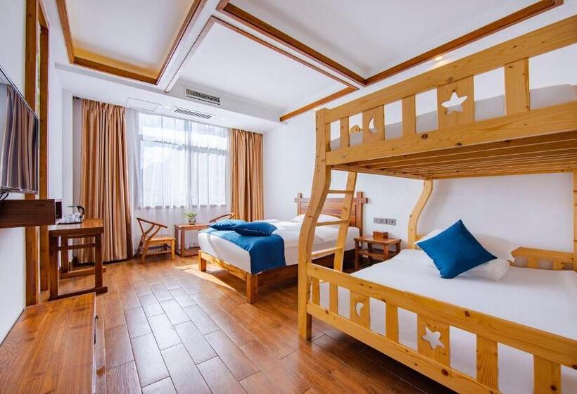 غرفة ديلوكس عائلية, Guihua Road 106th Hostel