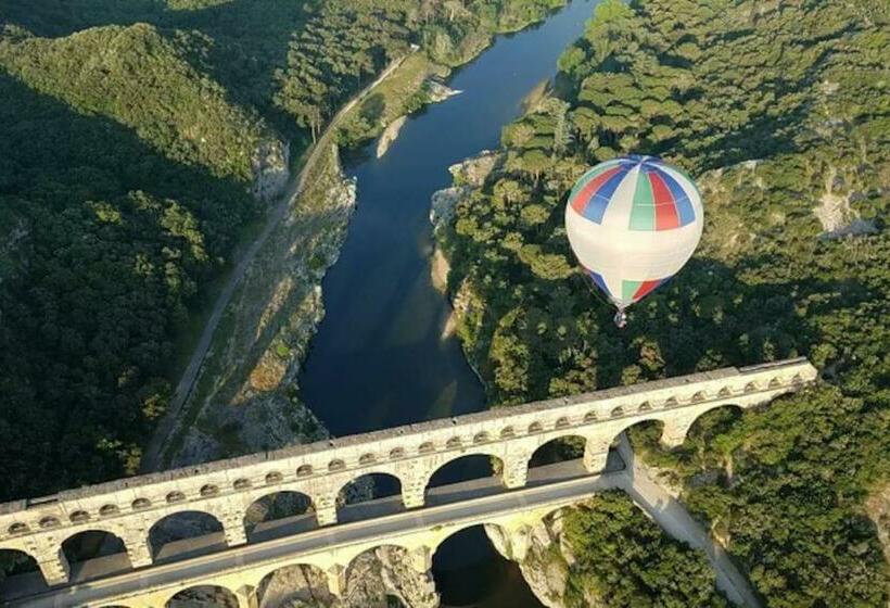 テラス付きスタンダードルーム, Cévennes Superbe Chambre D Hôtes Moderne Et Indépendante