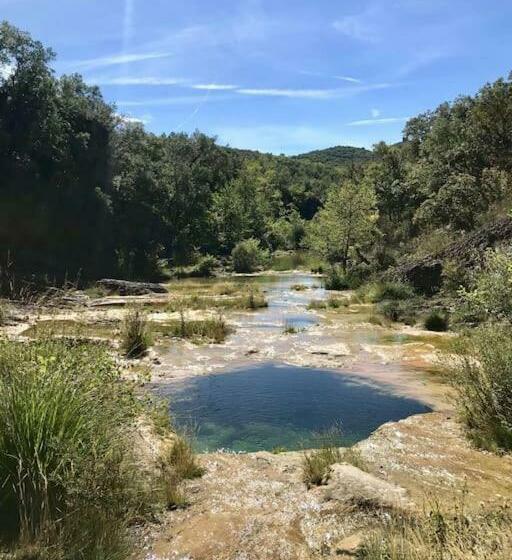 テラス付きスタンダードルーム, Cévennes Superbe Chambre D Hôtes Moderne Et Indépendante