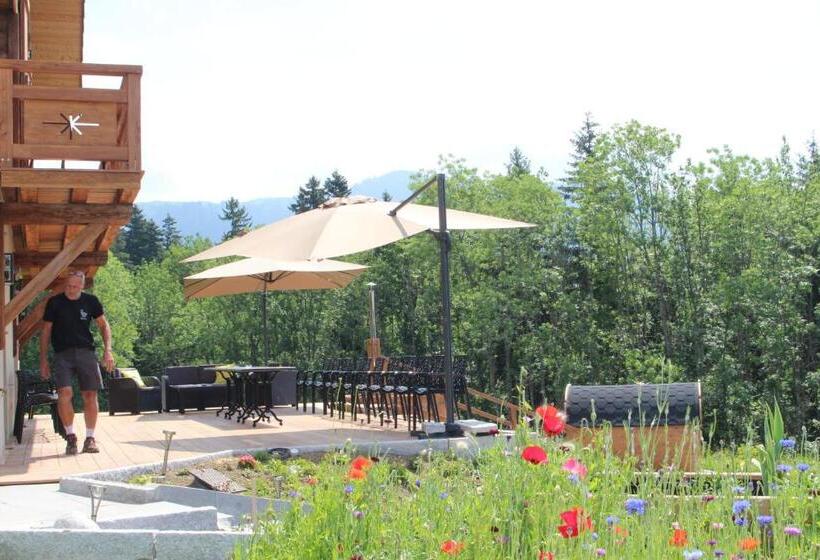 חדר סטנדרט נוף להרים, Les Chalets De Ludran