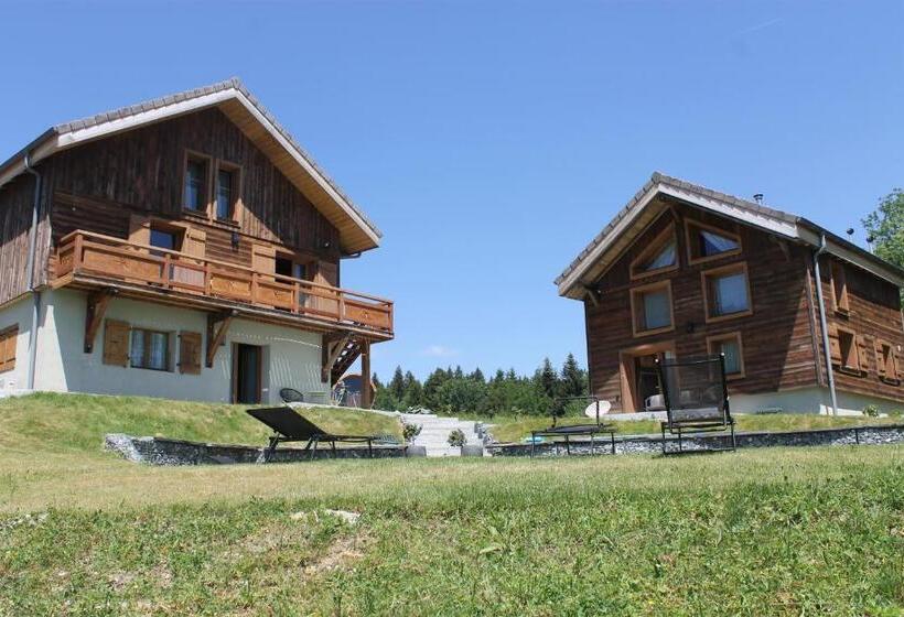 חדר סטנדרט נוף להרים, Les Chalets De Ludran