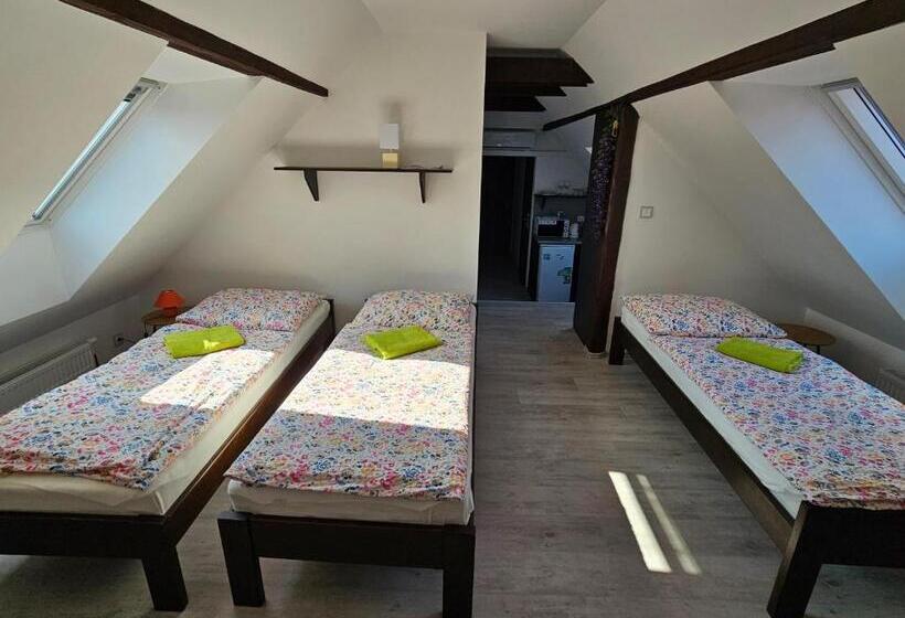 غرفة قياسية رباعية, Ubytování Jeřábek