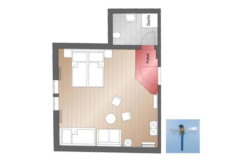 4인용 스탠다드 룸, 1601 Inklusionsunternehmen
