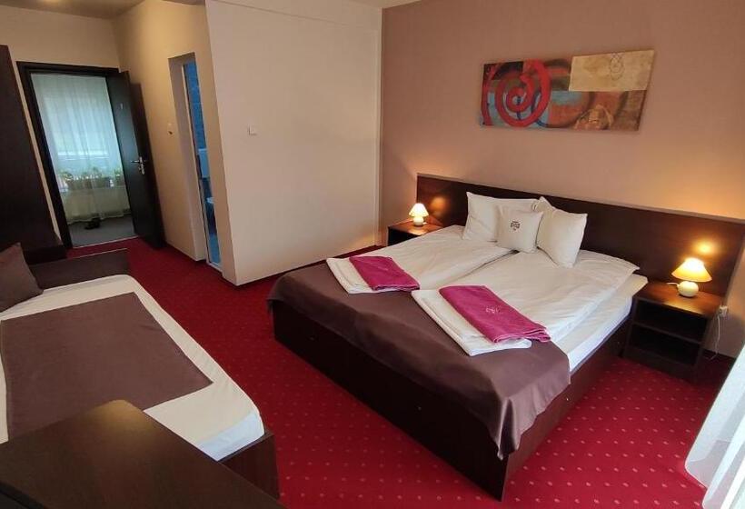 스탠다드 트리플 발코니 룸, Pensiunea Roua Muntilor