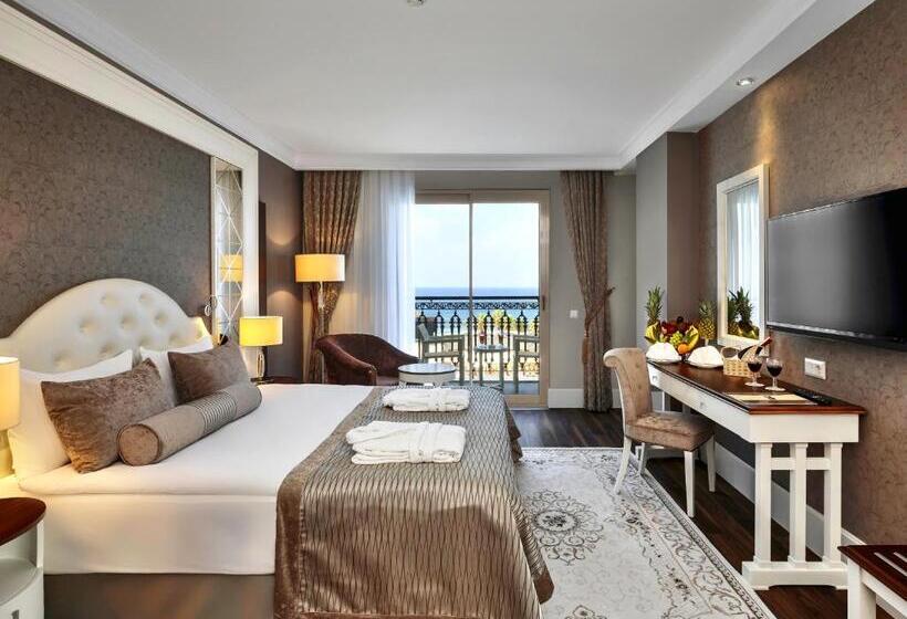 غرفة قياسية مطلّة علي البحر, Sunis Efes Royal Palace Resort & Spa