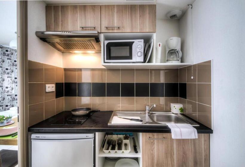 סטודיו משפחתי, Comfort Aparthotel Antibes Le Maestria