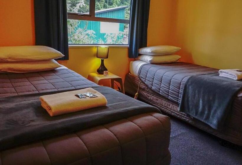 バス共有のスタンダードルーム, Wild Kea Lodge Franz Josef