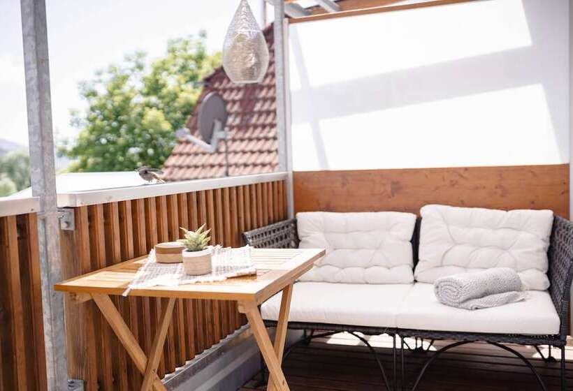 标准间带阳台, Wellness Pension Am Rain