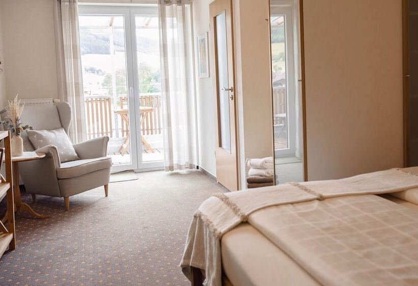 标准间带阳台, Wellness Pension Am Rain