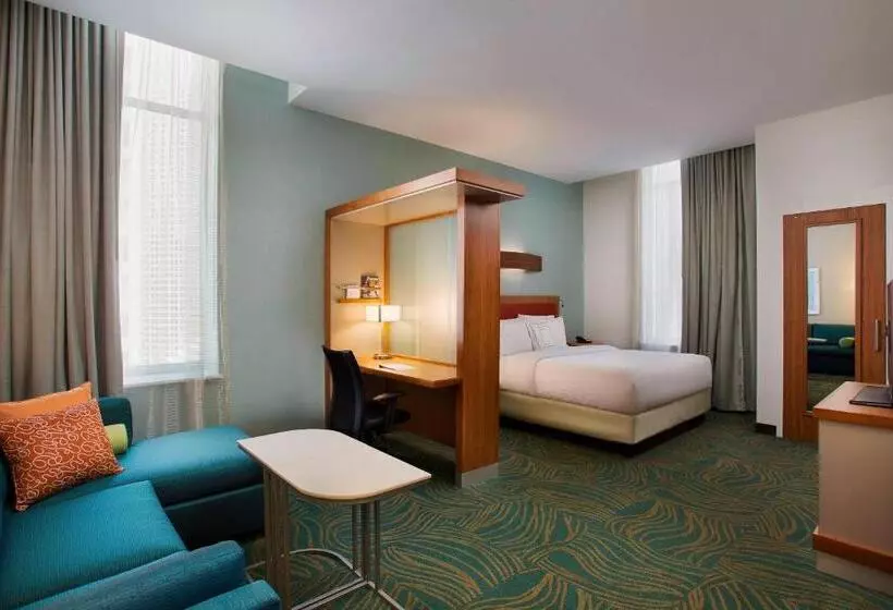 キングサイドベッドのスタンダードワンルーム, Springhill Suites By Marriott Houston Downtown/convention Center