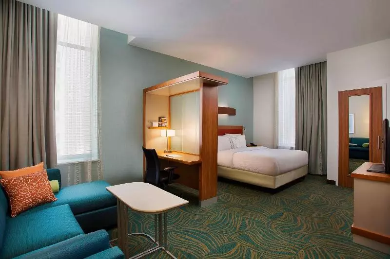 キングサイドベッドのスタンダードワンルーム, Springhill Suites By Marriott Houston Downtown/convention Center