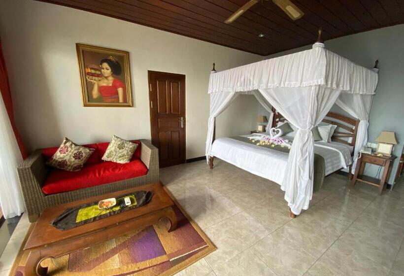 חדר דלוקס נוף לים, Puri Wirata Dive Resort And Spa Amed