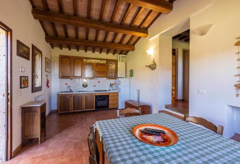 דירת דופלקס בת חדר שינה 1, Agriturismo Podere Binacco