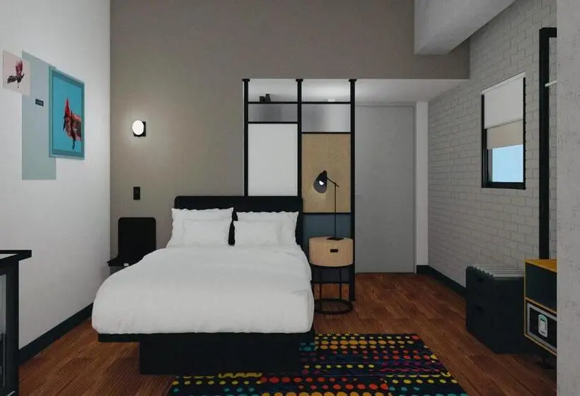 キングサイズベッドのスタンダードルーム, Aloft Guadalajara Sur