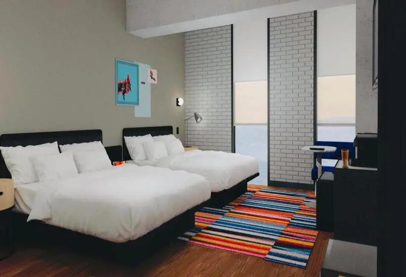 クイーンサイズベッドのスタンダードルーム, Aloft Guadalajara Sur