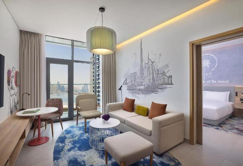 سوئیت کلوب با چشمانداز دریا, NH Collection Dubai The Palm