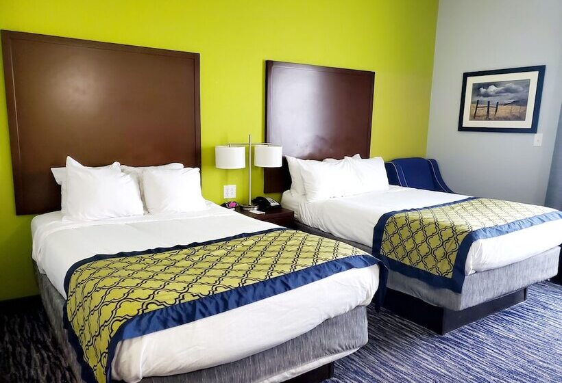 غرفه قياسيه سريرين مزدوجين, Hawthorn Suites By Wyndham San Angelo