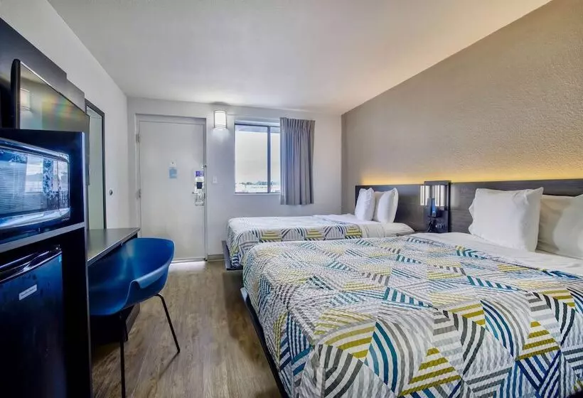 2ダブルベッドのスタンダードルーム, Motel 6 Jackson, Ms