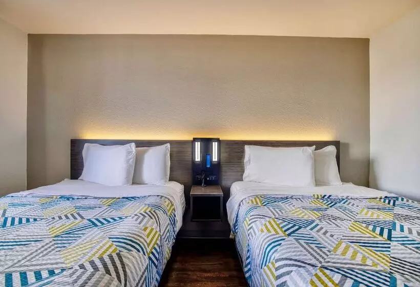 2ダブルベッドのスタンダードルーム, Motel 6 Jackson, Ms