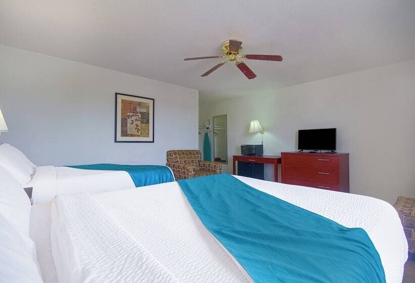 Номер Стандарт 2 Двуспальные Кровати, American Best Inn Perry