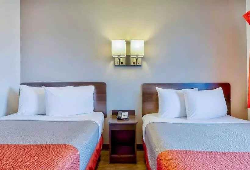 ２ダブルベッドのスタンダードルーム, Motel 6santa Rosa, Nm