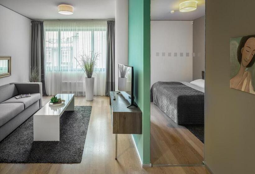 آپارتمان 1 خوابه, Vn3 Terraces Suites By Prague Residences