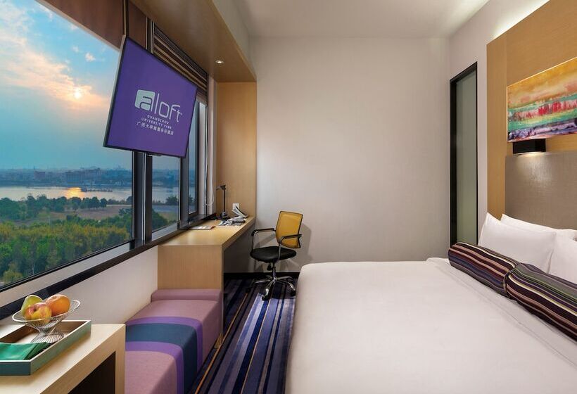 ダブルベッドスタンダードルーム, Aloft Guangzhou University Park