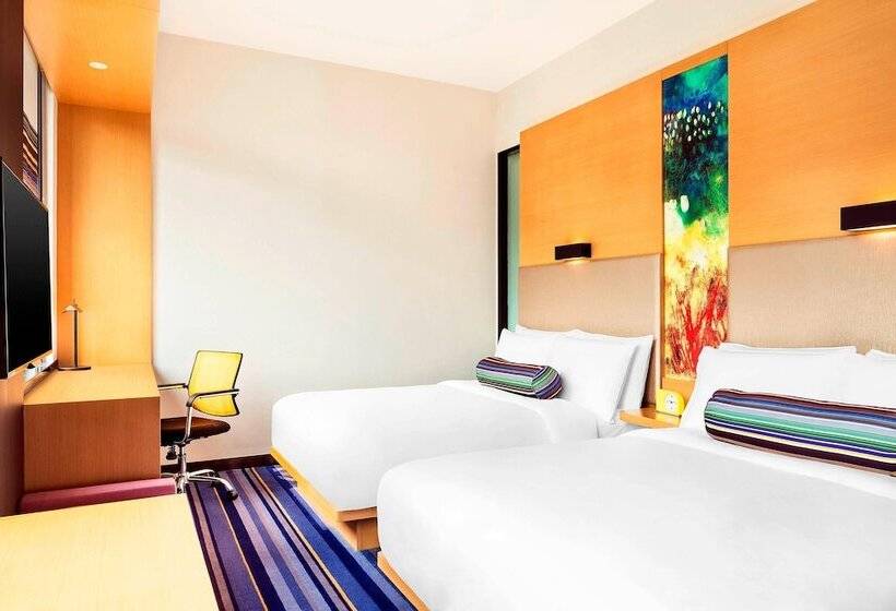 ２ダブルベッドのスタンダードルーム, Aloft Guangzhou University Park