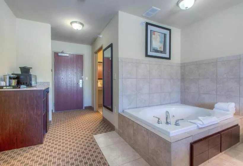 キングサイズベッドのスイートルーム, Cobblestone Inn & Suites   Harper