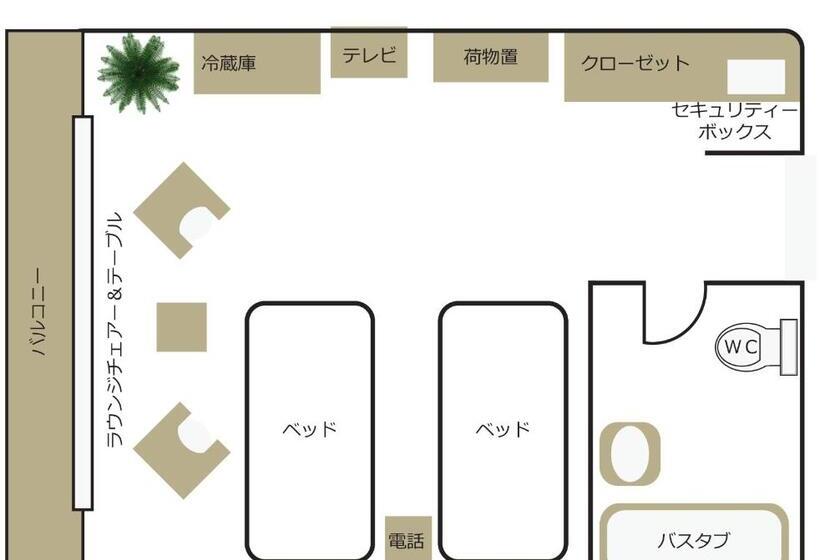 اتاق لوکس, Guam Plaza Resort