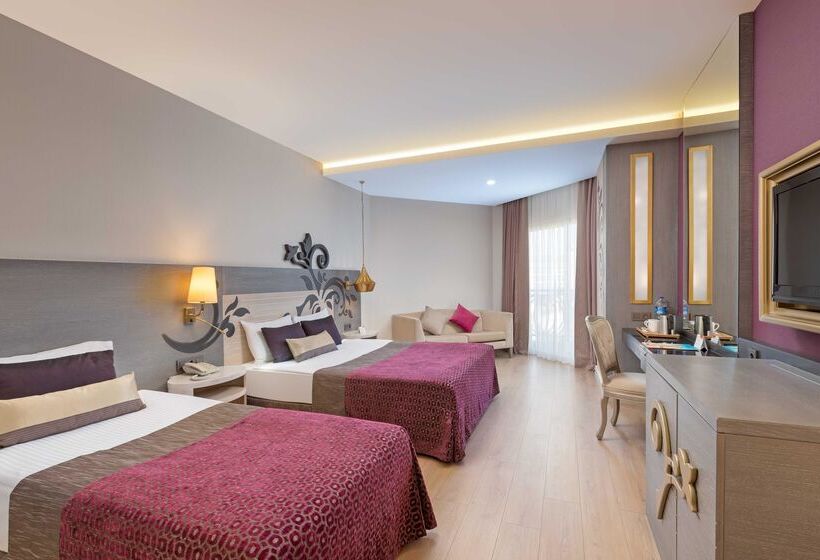 标准间侧面带海景, Kirman Belazur  Resort & Spa