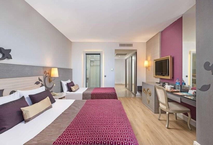 标准间侧面带海景, Kirman Belazur  Resort & Spa