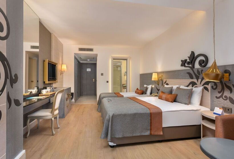 标准间侧面带海景, Kirman Belazur  Resort & Spa