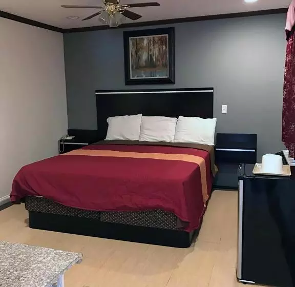 キングサイズベッドのスタンダードルーム, Starlight Inn Canoga Park