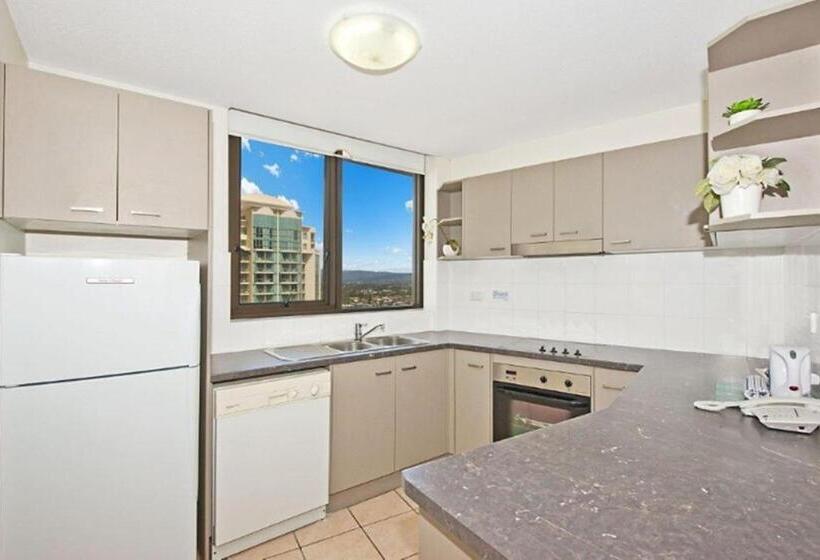 带2个卧室的公寓, Surfers International Gold Coast Accommodation