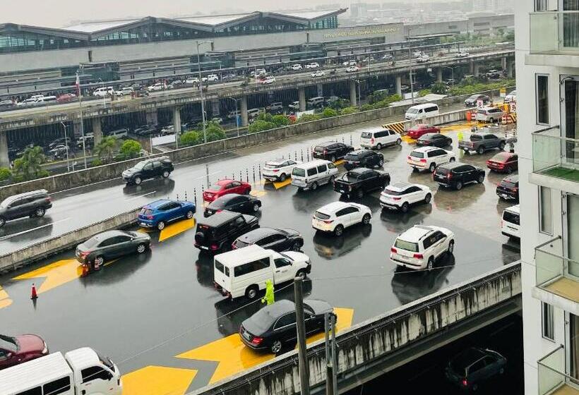 استودیو استاندارد با بالکن, One Palm Tree Villas Short Walk Via Runway Manila Naia T3