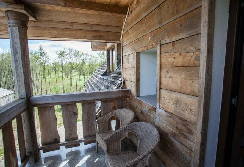Quarto Estandar com Sacada, Wiejski Zakątek Nad Wigrami