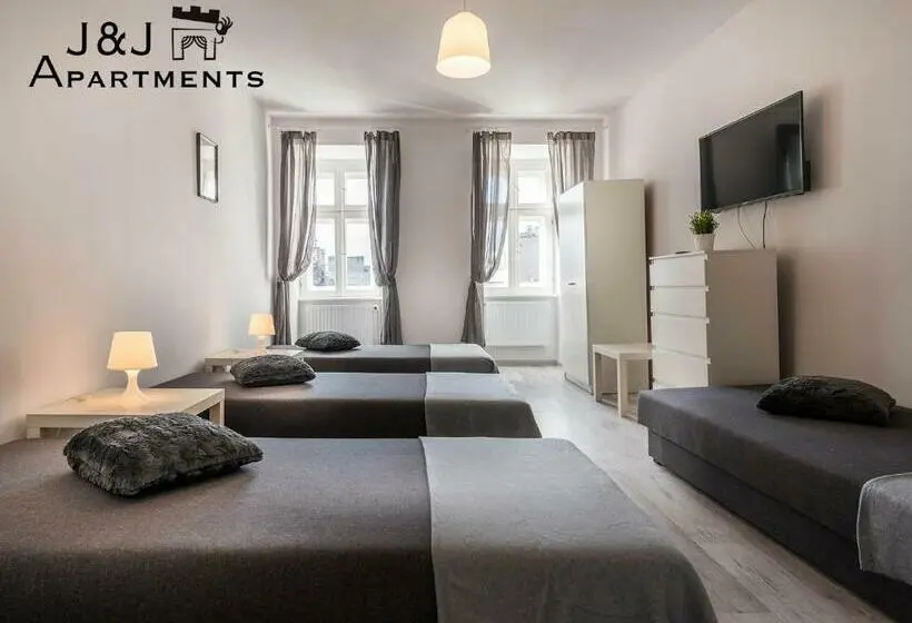 スタンダード４人部屋, J&j Apartments łazienna 30 Pokoje Na Wynajem