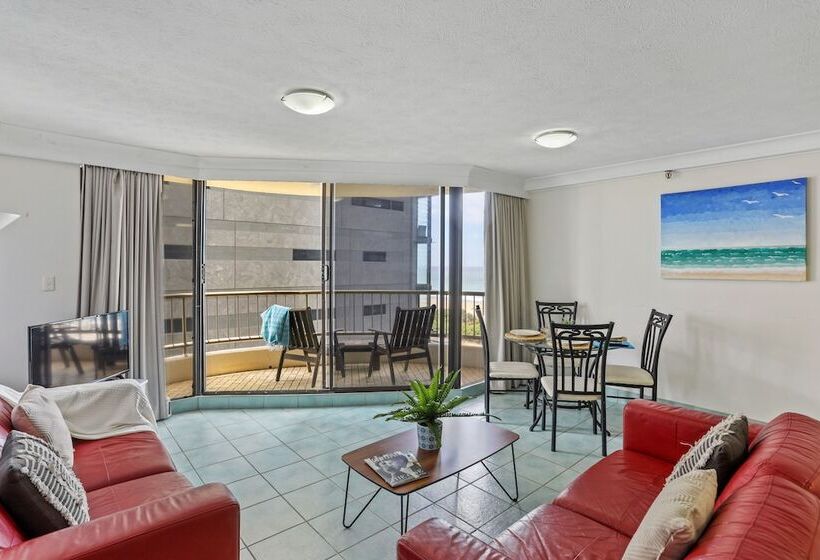 شقة غرفة نوم واحدة ذات إطلالة جانبية على البحر, Boulevard North Holiday Apartments