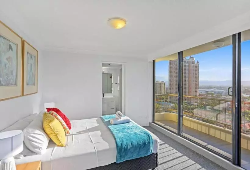 サイドオーシャンビューの２ベッドルームアパート, Boulevard North Holiday Apartments