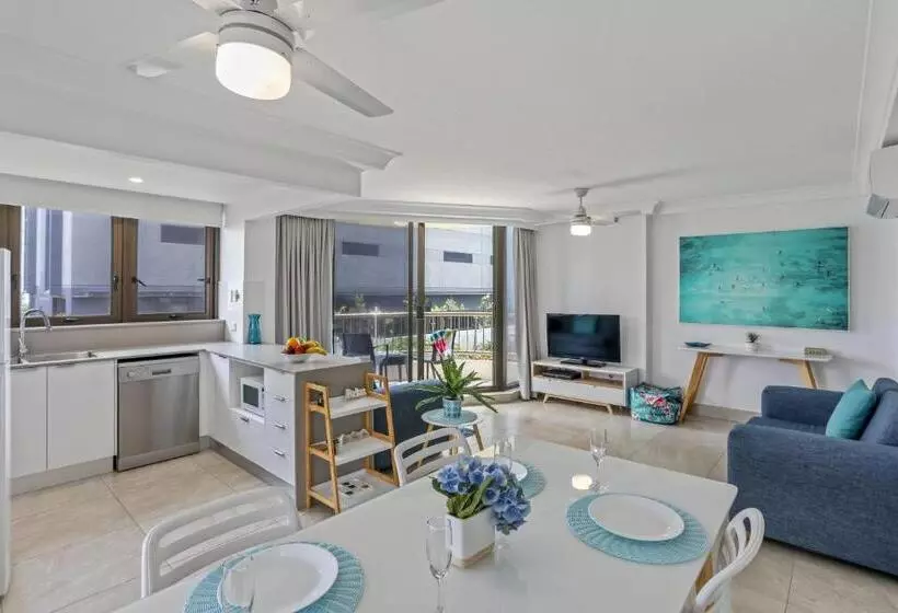 サイドオーシャンビューの２ベッドルームアパート, Boulevard North Holiday Apartments