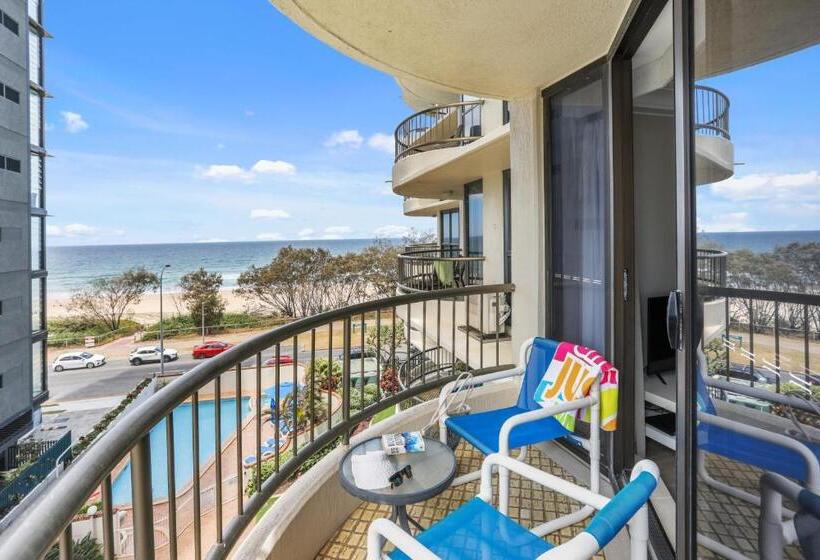 شقة غرفتين نوم إطلالة جانبية على البحر, Boulevard North Holiday Apartments