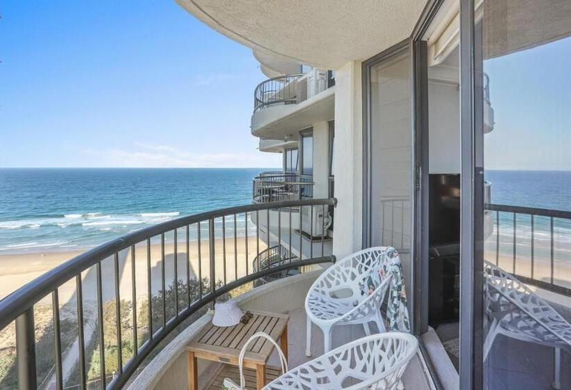 شقة غرفتين نوم إطلالة جانبية على البحر, Boulevard North Holiday Apartments