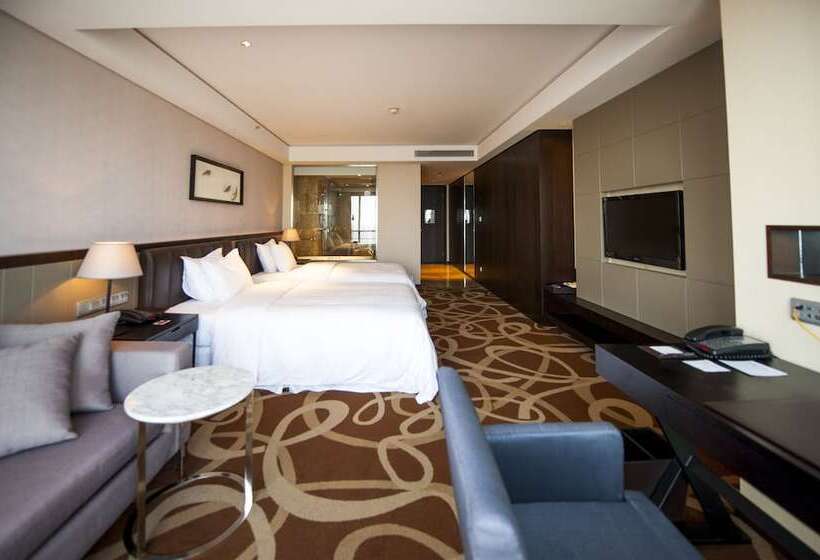 غرفه قياسيه سريرين مزدوجين, Four Points By Sheraton Qingdao, West Coast