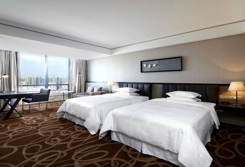Номер Стандарт 2 Двуспальные Кровати, Four Points By Sheraton Qingdao, West Coast