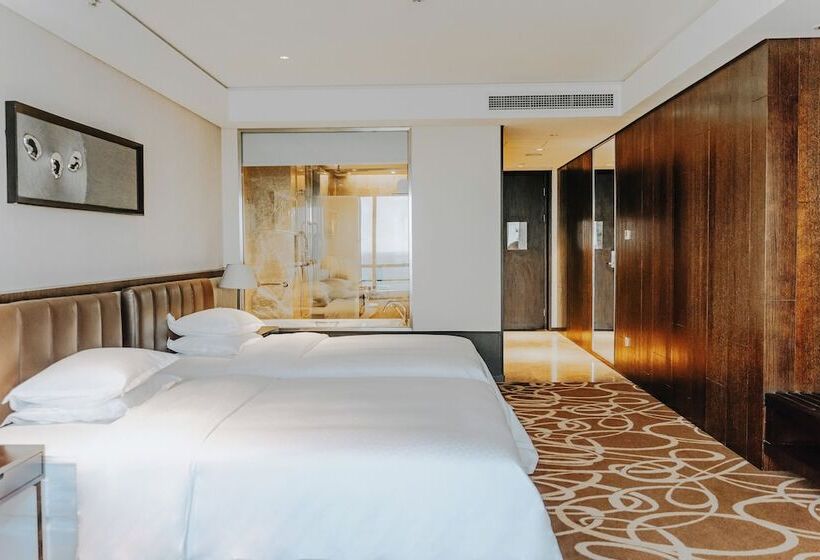 غرفه قياسيه سريرين مزدوجين, Four Points By Sheraton Qingdao, West Coast