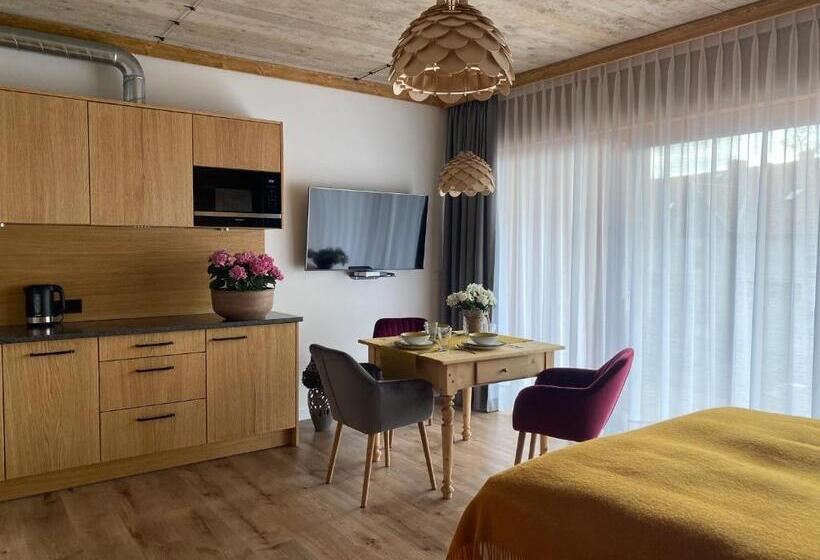 Студио Стандарт с Балконом, Apartamenty U Harrego Boutique Spa Z Klimatyzacja, Balkon, Sauna, Tężnia Parking